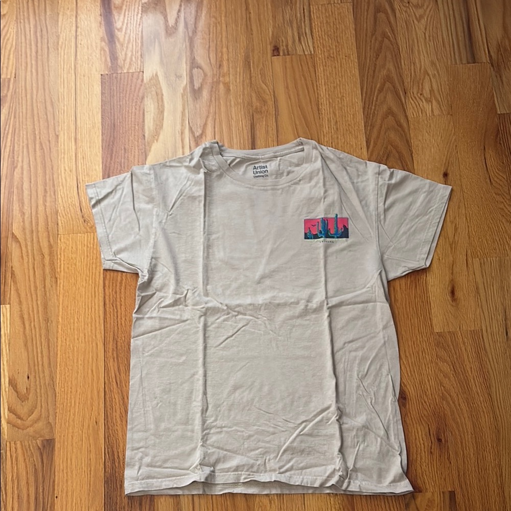 Artist Union Clothing Co. Tan Tee with Graphic